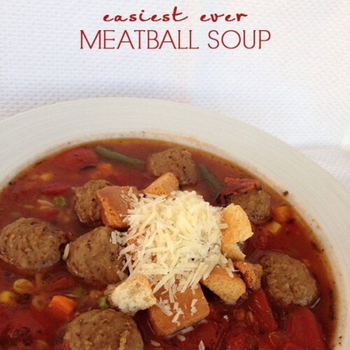 Easiest Ever Meatball Soup