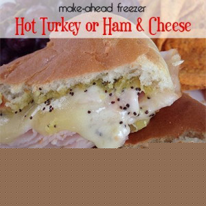 Make-Ahead Freezer Hot Turkey/Ham & Cheese