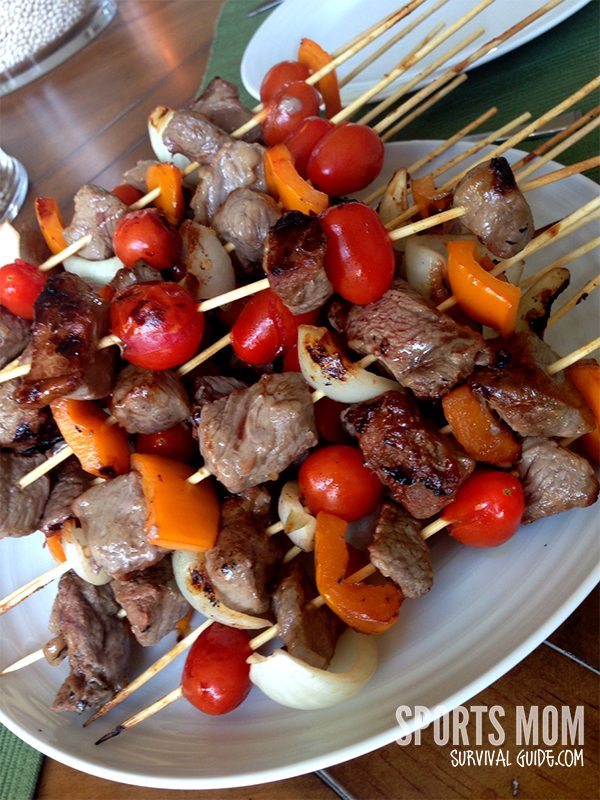 Easy Grilled Sirloin Kabobs Sports Mom Survival Guide