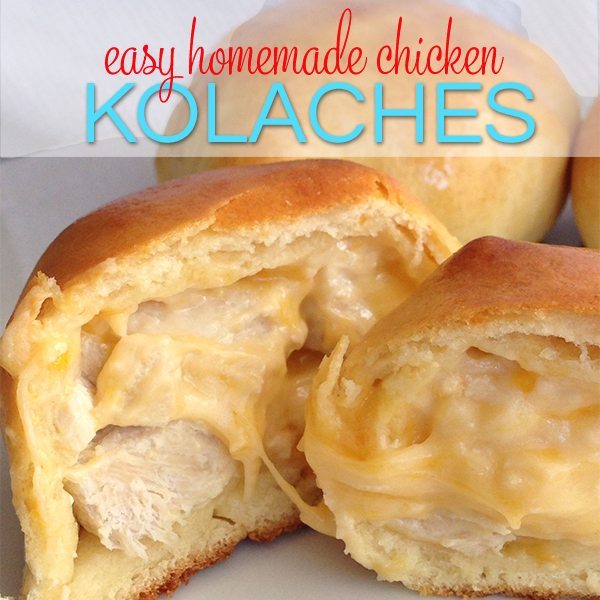 Easy Homemade Chicken Kolaches