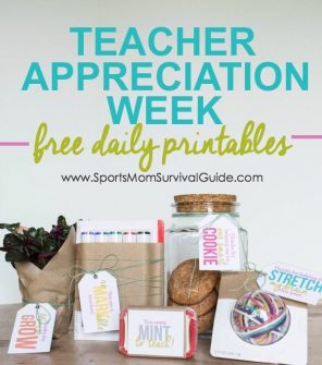 Quick and EASY Teacher Appreciation Week Gifts | Free Printables ...