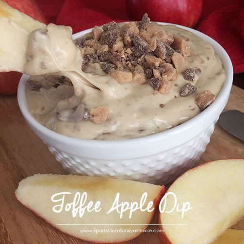 Every time I make this Toffee Apple Dip it's such a huge hit, it disappears before my eyes. What I love the most is that it takes just 5 minutes to make!