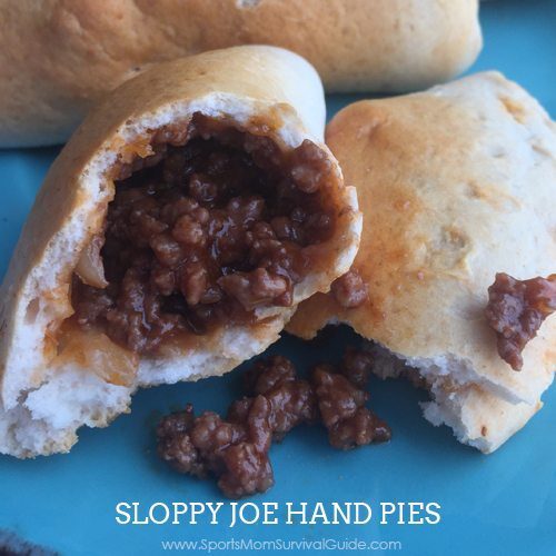A perfect, non-messy, on-the-go meal. Sloppy Joe Hand Pies are easy to make eat OR make ahead and freeze. Either way, your family will love them!