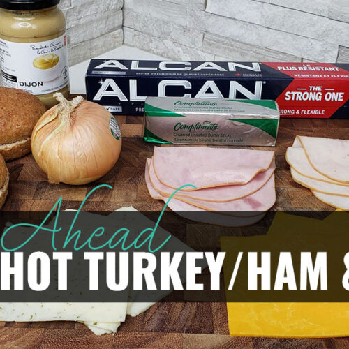 Easy Freezer Ham & Cheese Sandwiches
